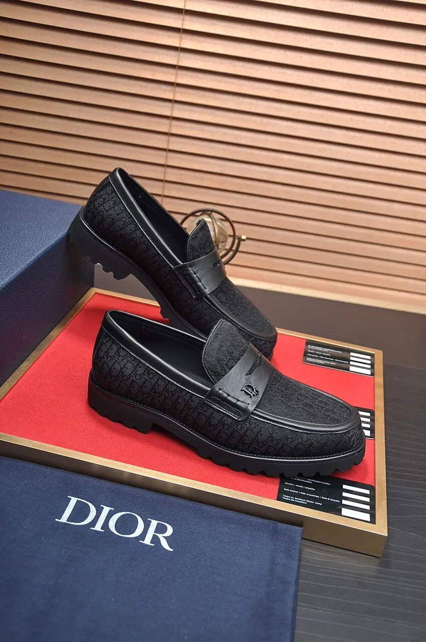 Men's shoes 💰600💶[Dior] (water-dyed cowhide lining) Dior original 1:1 high-quality factory, imported original materials, imported raw cowhide, water-dyed cowhide lining, original TPU outsole, code number: 38-44 (45 customized)